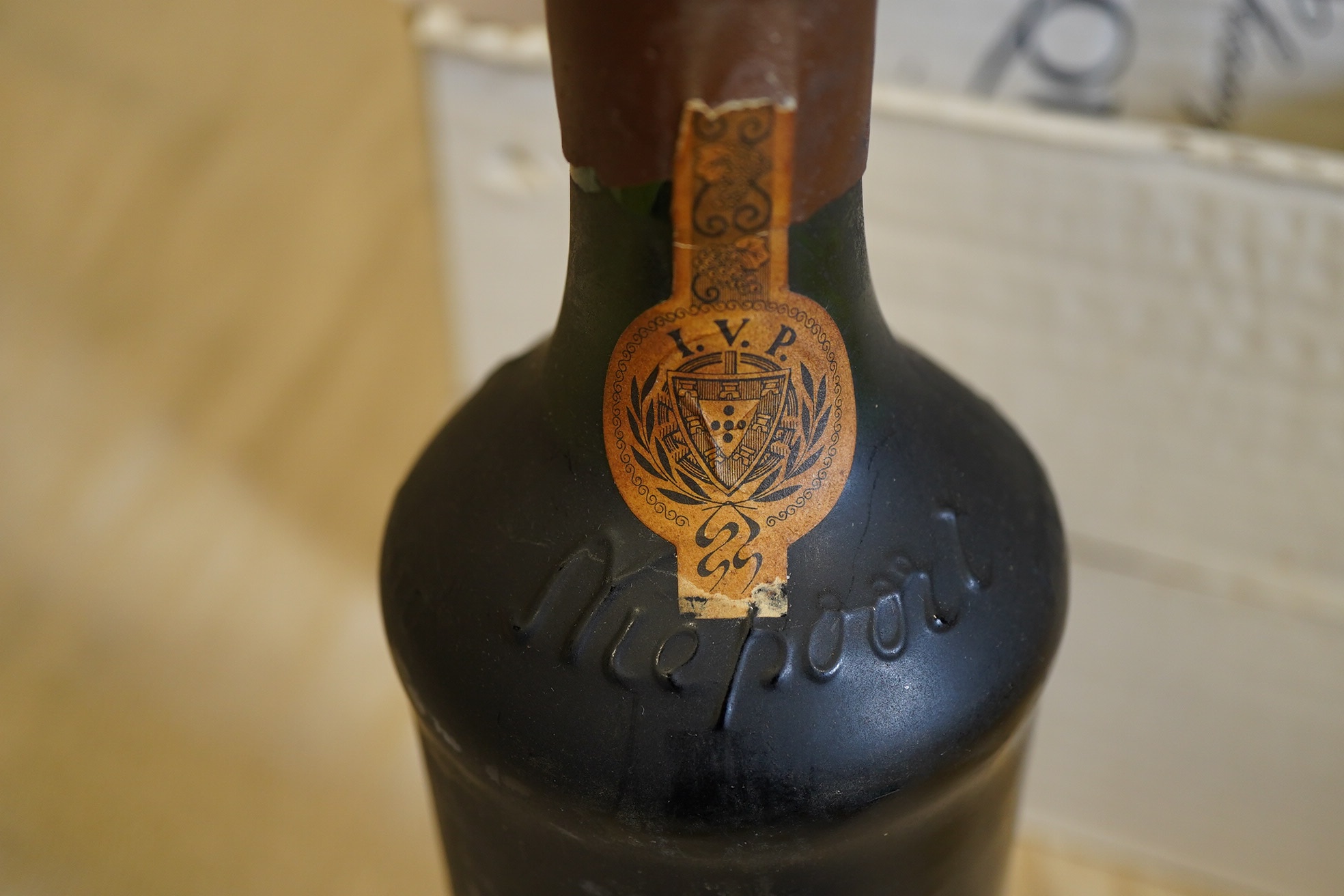 A bottle of 1934 Port Colheita Niepoort & Co vintage port
